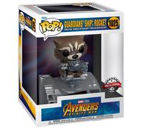 Funko Pop! Marvel Deluxe Guardians Ship Rocket Exclusive Figure Golden