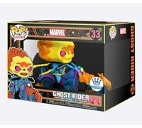 Funko POP! Marvel - Ghost Rider Deluxe Rides (Black Light) Vinyl Figure - Funko Exclusive