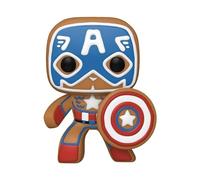 Funko POP! Marvel: Holiday - Captain America - Marvel Comics - Collectable Vinyl Figure - Gift Idea - Official Merchandise - Toys for Kids & Adults - Comic Books Fans - Model Figure for Collectors