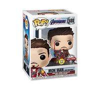 Funko POP! Marvel: Marvel Avengers Endgame - I Am Iron Man - Metallic - Glow In the Dark - Collectable Vinyl Figure - Gift Idea - Official Merchandise - Toys for Kids & Adults - Movies Fans
