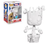 Funko Pop Marvel: Marvel Holiday - Groot - (DIY) - White - Marvel Comics - Coll
