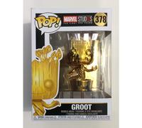 Funko Pop Marvel: Marvel Studios 10 - Groot (Gold Chrome) Collectible Figure Multicolor