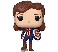 Funko POP! Marvel: Marvel - What If- Captain Carter - Marvel What If - Collectable Vinyl Figure - Gift Idea - Official Merchandise - Toys for Kids & Adults - TV Fans - Model Figure for Collectors