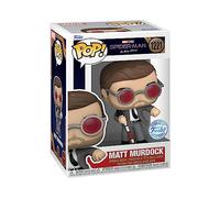 Funko Pop! Marvel: Spider-Man: No Way Home - Matt Murdock With Brick - Spider-man - Amazon Exclusive - Collectable Vinyl Figure - Gift Idea - Official Merchandise - Toys for Kids & Adults