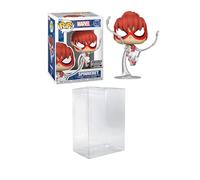 Funko Pop! Marvel: Spider-Man - Spinneret Entertainment Earth Exclusive Bundled with a Byron's Attic Protector