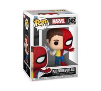 Funko POP Marvel: Split - Spider-Man - Spider-Man/Peter Parker - Marvel Comics - Collectable Vinyl Figure - Gift Idea - Official Merchandise - for Kid