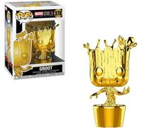Funko Pop Marvel Studios 10 - Groot (Gold Chrome) Vinyl Action Figure 378