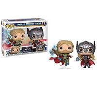Funko Pop! Marvel: Thor Love & Thunder - 2 Pack - Thor & Mighty Thor - Collectable Vinyl Figure - Gift Idea - Official Merchandise - Toys for Kids & Adults - Movies Fans - Model Figure for Collectors