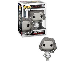 Funko POP! Marvel: WandaVision - Wanda Maximoff 50s - Black & White - Collectable Vinyl Figure - Gift Idea - Official Merchandise - Toys for Kids & Adults - TV Fans - Model Figure for Collectors