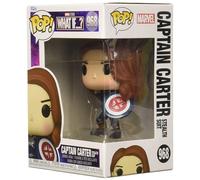 Funko POP! Marvel - What If - Captain Carter - Marvel What If - Collectable Vinyl Figure - Gift Idea - Official Merchandise - Toys for Kids & Adults - TV Fans - Model Figure for Collectors