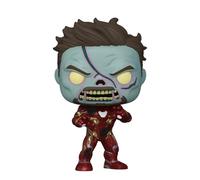Funko POP! Marvel - What If - Zombie Iron Man - Glow In the Dark - Marvel What If - Collectable Vinyl Figure - Gift Idea - Official Merchandise - Toys for Kids & Adults - TV Fans