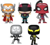Funko POP! Marvel: Year Of the Spider - Prodigy - 5 Pack Spider-man - Marvel Comics - Amazon Exclusive - Collectable Vinyl Figure - Gift Idea - Official Merchandise - Toys for Kids & Adults