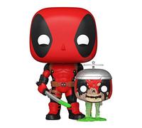 Funko Pop! Marvel Zombies: Deadpool with Headpool # 667 Exclusive Vinyl Figure + Free Protector