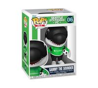 Funko Pop! MLS: Sounders - Logo, Sammy the Sounder, MLS Mascots and Marks, Collectable Vinyl Figure, Gift Idea, Official Merchandise, Toys for Kids and Adults, Sports Fans