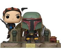 POP Star Wars Boba Fett and Fennec Shand Throne Bobble Head Vinyl Figures No 486