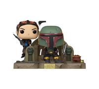 POP Star Wars Boba Fett and Fennec Shand Throne Bobble Head Vinyl Figures No 486