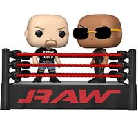 Funko Pop! Moment: WWE - Dwayne "The Rock" Johnson - the Rock Vs Stone Cold In Wrestling Ring 3/18 - Collectable Vinyl Figure - Gift Idea - Official Merchandise - Toys for Kids & Adults - Sports Fans