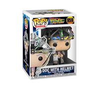 Funko POP! Movie: Back to the Future-Doc With Helmet - Dr. Emmett Brown - Collectable Vinyl Figure - Gift Idea - Official Merchandise - Toys for Kids