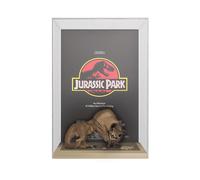 Funko Pop Movie Poster: Jurassic Park - Tyrannosaurus Rex and Velociraptor
