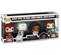 Funko POP! Movie Wanda Vision Glow Figures Pack of 4, ()
