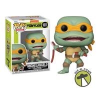 Funko Pop Movies 1611 TMNT Michelangelo with Sausage Nunchucks Vinyl Figure