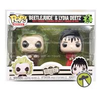 Funko Pop! Beetlejuice 2 Animation Vinyl 2 Pack & Lydia Deetz Mini 9 Cm Figure Green