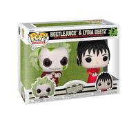 Funko POP! Movies: Beetlejuice - Beetlejuice & Lydia Deetz 2 Pack | Official Comedy Merch - Collectable Vinyl Figurine for Shelf Display - Birthday Gift Idea for Fans and Collectors
