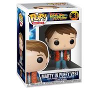 Funko POP! Movies: BTTF - Marty McFly In Puffy Vest - Back to the Future - Collectable Vinyl Figure - Gift Idea - Official Merchandise - Toys for Kid