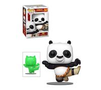 Funko Pop! Movies: Dream Works 30th - Po - 1/6 Odds for Rare Chase Variant - Flocked - Kung Fu Panda - Collectable Vinyl Figure - Gift Idea - Official Merchandise - Toys for Kids & Adults