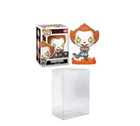 Funko Pop! Movies: IT - Pennywise Dancing Glow-in-The-Dark Chase Specialty Series Bundled with a Byron's Attic Protector