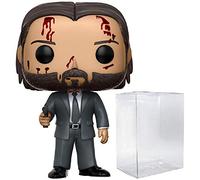 Funko Pop! Movies: John Wick Chapter 2 - Bloody Limited Chase Variant Vinyl Figure (Bundled with Pop Box Protector Case)