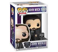 Funko Pop Movies: John Wick Chapter 3 - John in Black Suit with Dog Buddy Vinyl Figure (Includes Compatible Pop Box Protector Case)