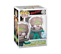 Funko POP! Movies: Mars Attacks - Alien Soldier - 1/6 Odds for Rare Chase Variant - Glow In the Dark - Mars Attacks Film - Collectable Vinyl Figure - Gift Idea - Official Merchandise - Movies Fans