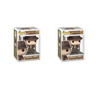 Funko POP! Movies: ROTLA - Indiana Jones With Jacket - Raiders Of the Lost Ark - Collectable Vinyl Figure - Gift Idea - Official Merchandise - Toys for Kids & Adults - Movies Fans (Pack of 2)