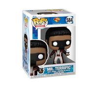 Funko POP! Movies: Superman (2025) - Mr. Terrific | Official Superheroes Merch - Collectable Vinyl Figurine for Shelf Display - Birthday Gift Idea for Fans and Collectors