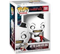 Funko Pop! Movies: Terrifier - Art the Clown With Bike - Collectable Vinyl Figure - Gift Idea - Official Merchandise - Toys for Kids & Adults - Movies Fans - Model Figure for Collectors and Display