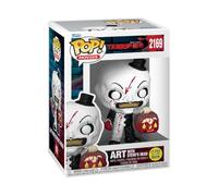 Funko POP! Movies: Terrifier - Art with Head - Glow in the Dark | Official Merch - Collectable Vinyl Figurine for Shelf Display - Birthday Gift Idea for Fans and Collectors