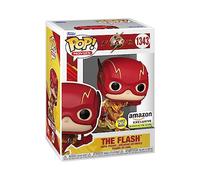 Funko POP! Movies: the Flash Running - (Glow In the Dark) - DC Comics - Amazon Exclusive - Collectable Vinyl Figure - Gift Idea - Official Merchandise - Toys for Kids & Adults - Comic Books Fans
