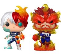 Funko Pop! Animation: My Hero Academia (MHA) - (MHA) 2 Pack - Endeavor & Todoroki &Todoroki - Collectable Vinyl Figure - Gift Idea - Official Merchandise - Toys for Kids & Adults - Anime Fans