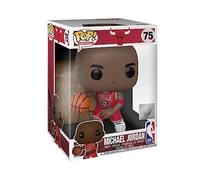 Funko Pop Vinyl Michael Jordan 75 10 Inch Red Jersey Chicago Bulls NBA Jumbo