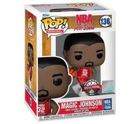 Funko 60849 Pop Basketball NBA All-Stars - Magic Johnson Red Jersey Special E