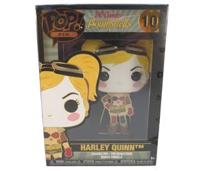 FUNKO POP PIN Harley Quinn - DC Comics Bombshell #10 ENAMEL PIN BADGE