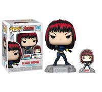 Funko Pop! Marvel: A60- Comic Black Widow With Enamel Pin - Marvel Comics - Amazon Exclusive - Collectable Vinyl Figure - Gift Idea - Official Merchandise - Toys for Kids & Adults