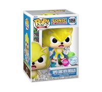 Funko Pop! Plus: Sonic - Super Sonic with Emeralds - Sonic The Hedgehog - Amazon Exclusive - Vinyl Collectible Figure - Gift Idea - Official Merchandise - Toy for Children and Adults