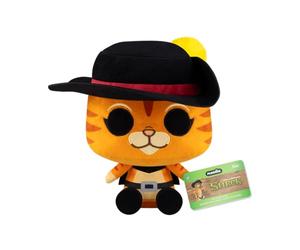 Funko Pop! Plush: Shrek - Puss In Boots In Boots - Collectable Soft Toy - Birthday Gift Idea - Official Merchandise - Stuffed Plushie for Kids and Adults - Ideal for Movies Fans