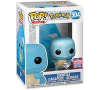 Funko Pop Pokemon Figure Squirtle Schiggy 2021 Summer Convention Diamond Collection #504 - Exclusive Special Edition - Pokemon Toy