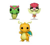 Funko Pop! Pokemon - Set of 3 - Caterpie, Pidgeotto and Dragonite
