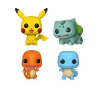 Funko Pop! Pokémon Starters 4-Pack