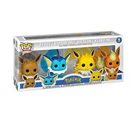 Funko Pop! Pokemon - Ultimate 4-Pack Eevee, Vaporeon, Jolteon, Flareon, Multicolor
