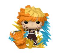 Funko POP! Premium Animation: Demon Slayer Infinity Castle - Zenitsu with Chase - 1 in 6 chance of receiving the rare Chase variant (Glow in the Dark) - Collectable Vinyl Figure - Gift Idea